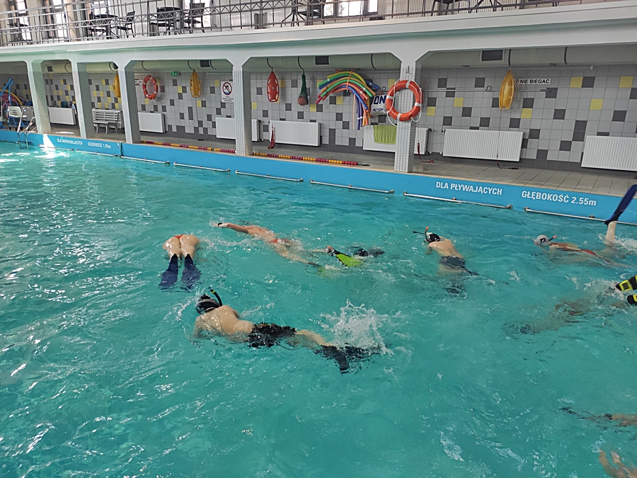 Hokej pod wodą Walenie Siemianowice Śląskie Trening 23 III 2024